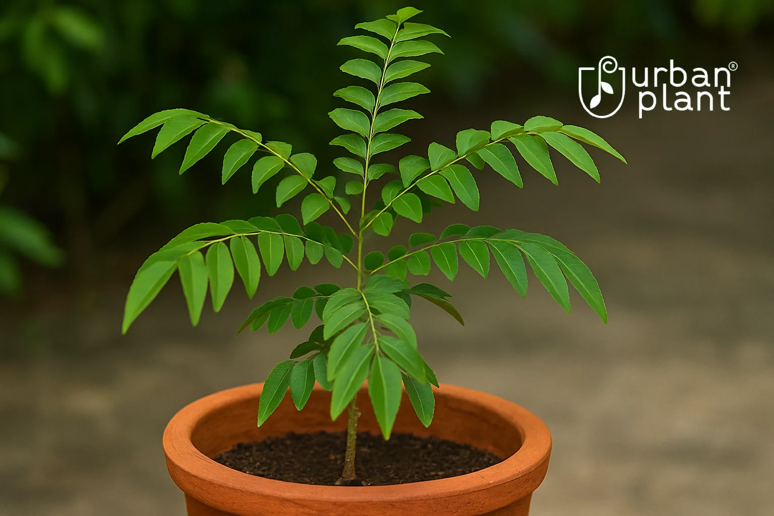 Curry Leaf Plant in a terracotta pot by Urban Plant